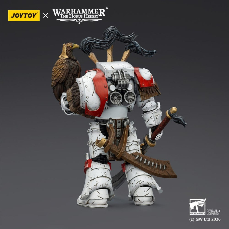 Warhammer 40,000 Action Figure White Scars Legion Praetor in Cataphractii Terminator Armour with Cyb 2