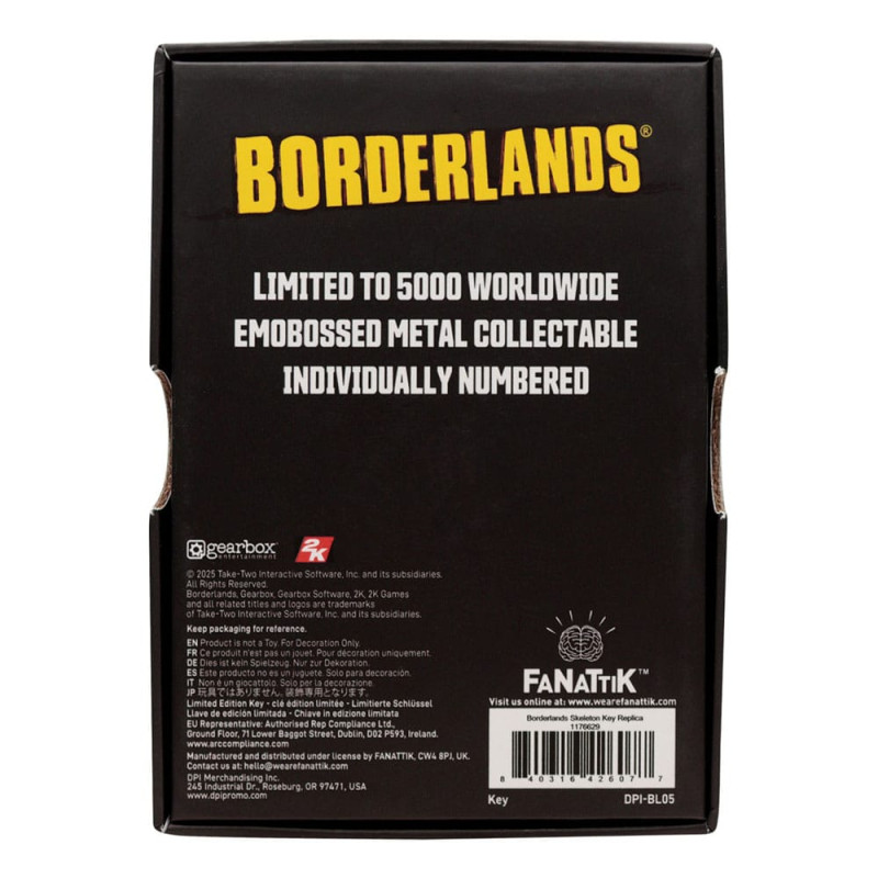 Borderlands Replica Gold Key 2