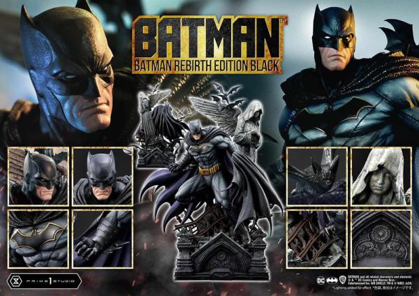 Batman Ultimate Premium Masterline Series Statue 1/4 Batman Rebirth Edition Black Deluxe Version 71