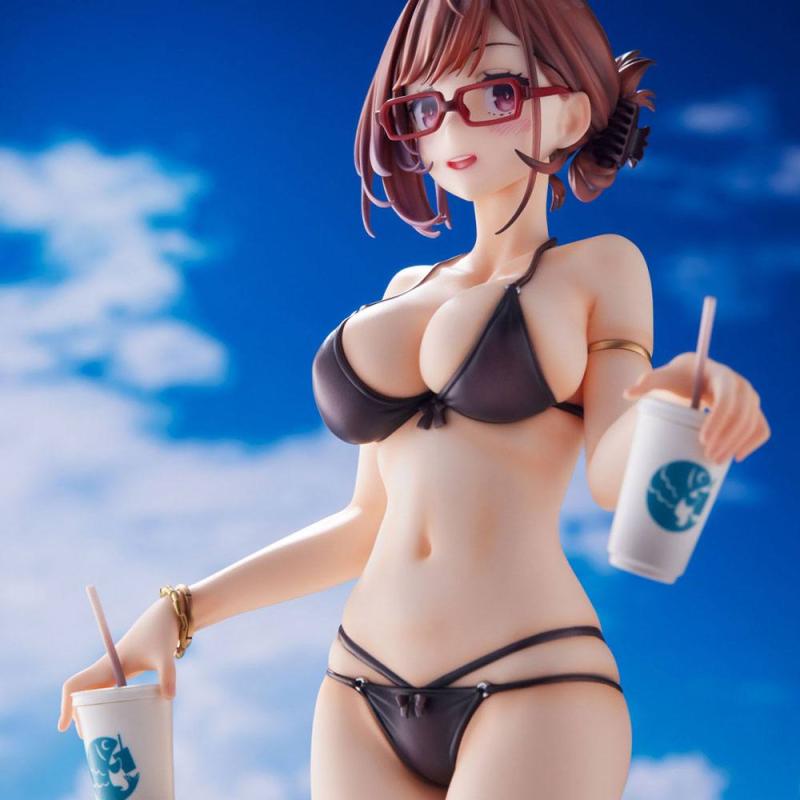 Original Character PVC Statue 92M Illustration Myopia Sister Swimsuit Ver. 26 cm