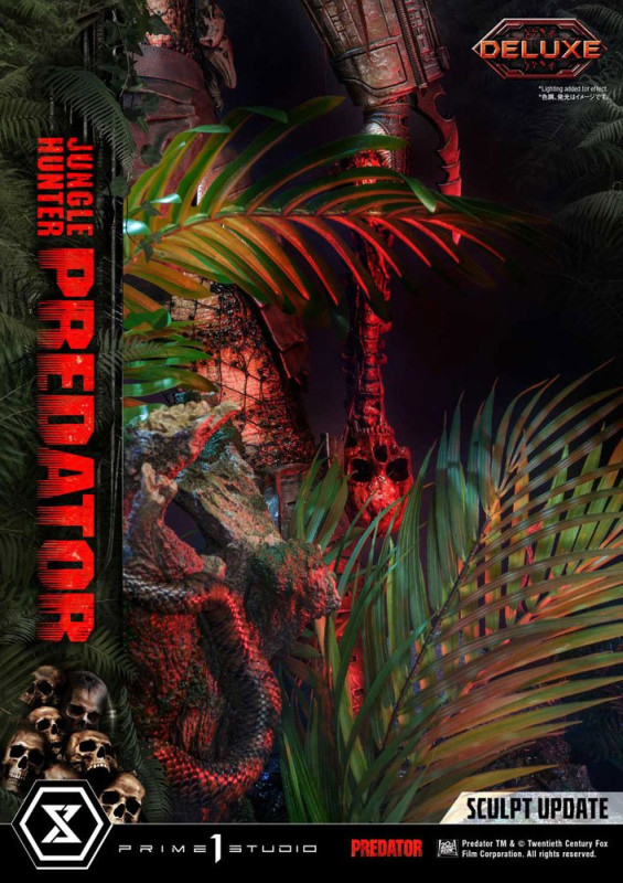 Predator Museum Masterline Statue 1/3 Jungle Hunter Predator Deluxe Bonus Version 90 cm 7