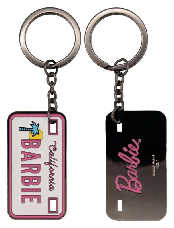 Barbie License Plate Keyring Limited Edition 1