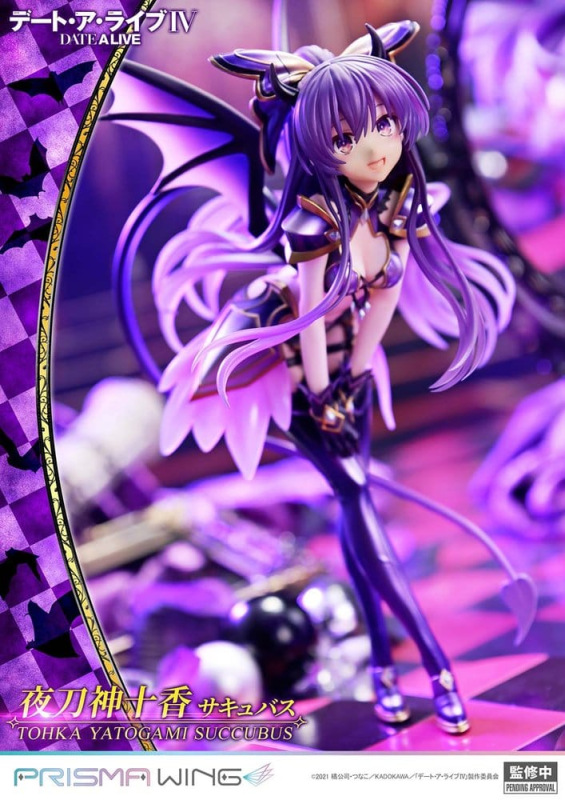 Date A Live Prisma Wing PVC Statue 1/7 Tohka Yatogami succubus 25 cm 2