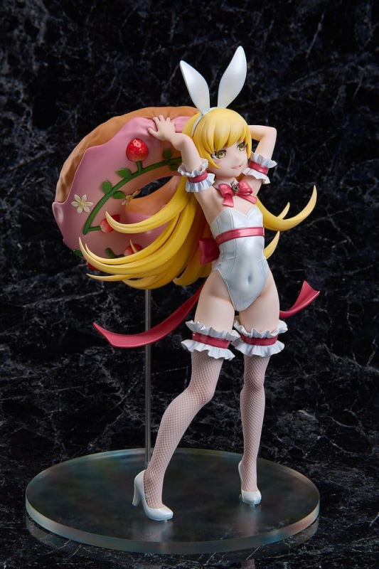 Monogatari Series PVC Statue 1/4 Shinobu Oshino White Bunny Ver. 35 cm 3