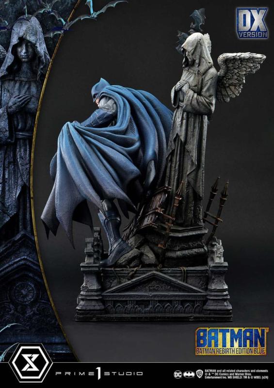 Batman Ultimate Premium Masterline Series Statue 1/4 Batman Rebirth Edition Blue Deluxe Bonus Versio