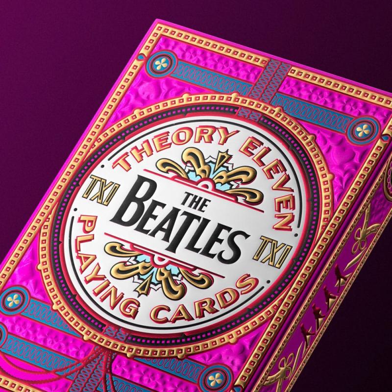 The Beatles Playing Cards Pink Version