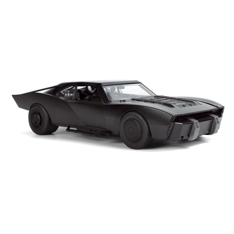 Batman 2022 Hollywood Rides Diecast Model 1/18 2022 Batmobile with Figure