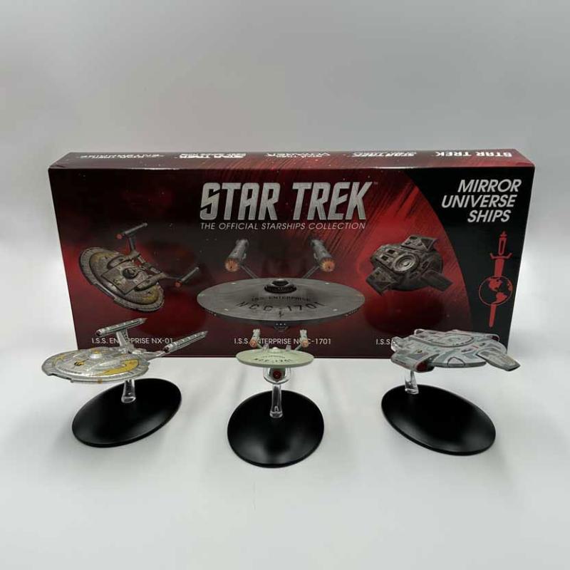 Star Trek Starship Diecast Mini Replicas Mirror Universe Starships Box Set