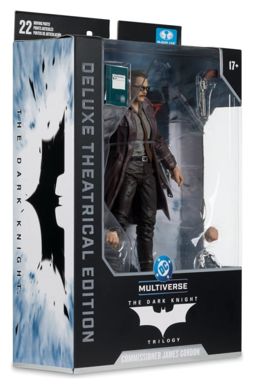 DC Multiverse Action Figure Commissioner James Gordon (The Dark Knight Trilogy) Deluxe Theatrical Ed 7