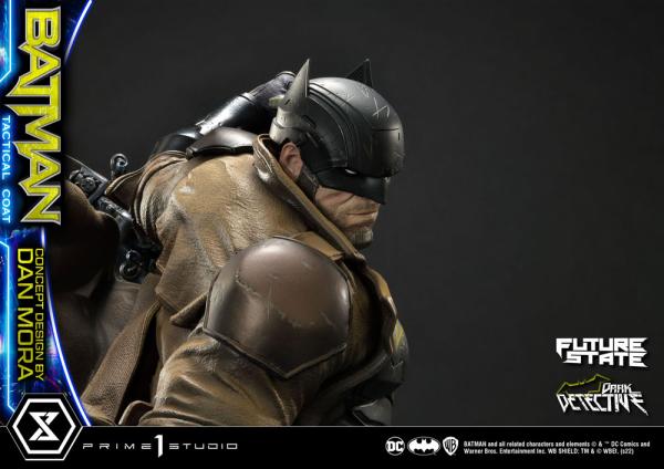 DC Comics: Batman Dark Detective Tactical Coat Concept Design by Dan Mora 1/4 Statue - P1