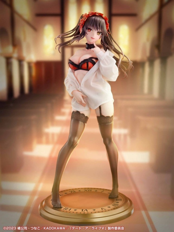 Date A Live V Re:Dress PVC Figure 1/4 Kurumi Tokisaki Dress shirt Ver. 40 cm 1