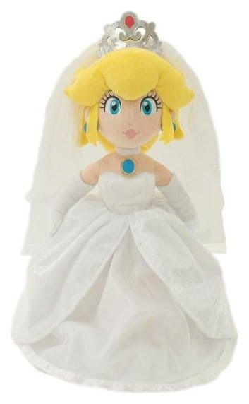 Super Mario Plush Figure Princess Peach Wedding 40 cm