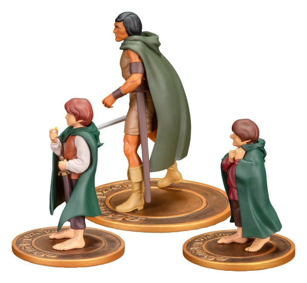Lord of the Rings Animated Film PVC Figures 3-Pack Frodo, Aragorn, and Samwise 2