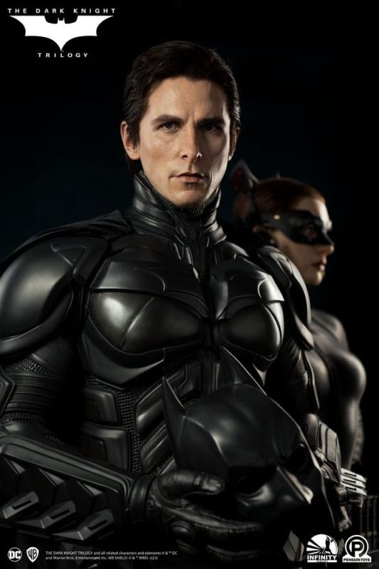 The Dark Knight Trilogy: Batman (Christian Bale) 91 cm Life-Size Bust - Infinity Studio