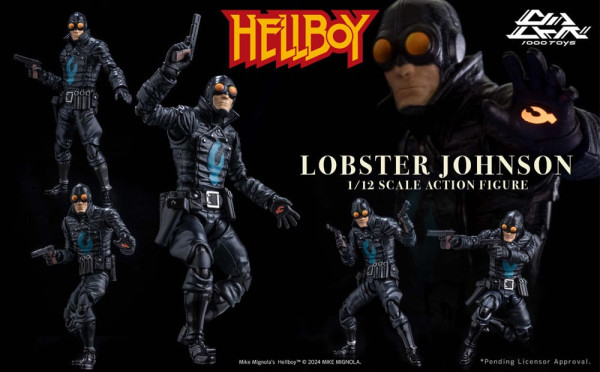 Hellboy Action Figure 1/12 Lobster Johnson 17 cm 1