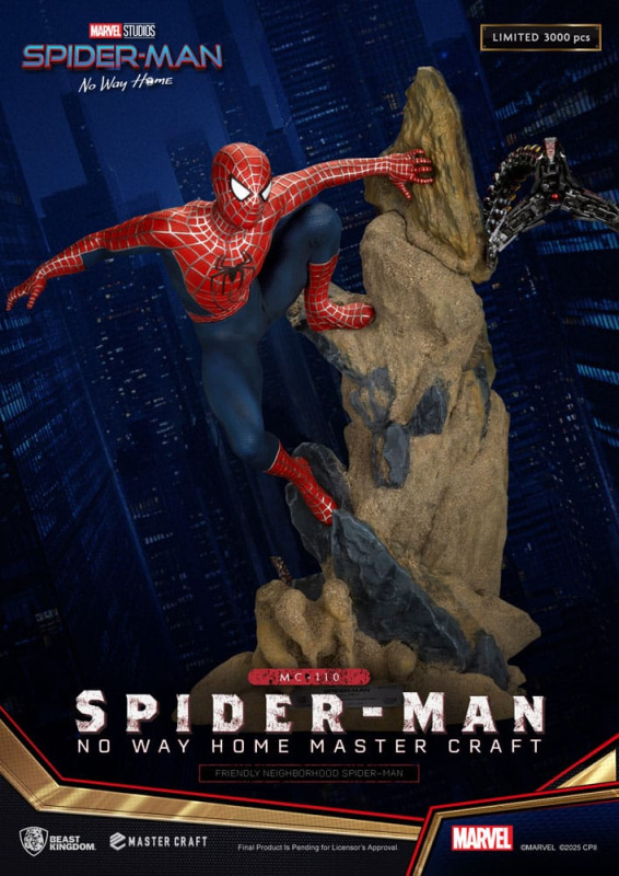 Spider-Man: No Way Home Master Craft Statue Friendly Neighborhood Spider-Man 36 cm