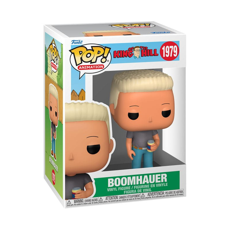 King of the Hill POP! TV Vinyl Figure Boomhauer 9 cm 1