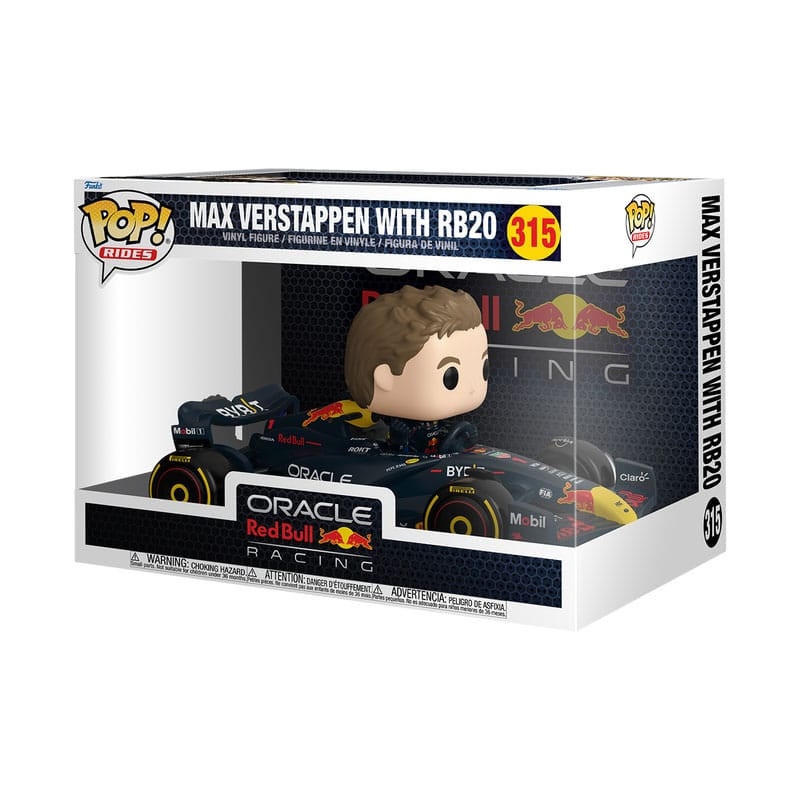 Formula 1 POP! Rides Super Deluxe Vinyl Figure RB- Verstappen w/RB20 15 cm 1