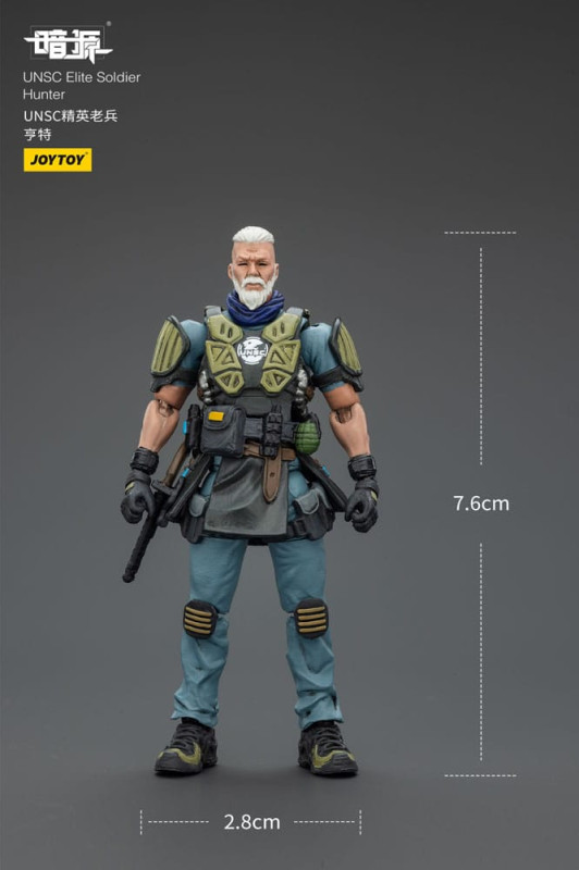 UNSC Dark Source Action Figur Elite Soldier Hunter 7 cm 1