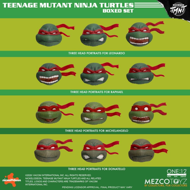Teenage Mutant Ninja Turtles One:12 Collective Action Figures 1/12 Boxed Set 17 cm 2