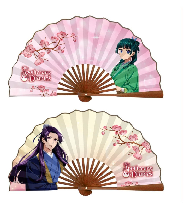 The Apothecary Diaries Japanese Bamboo Fan Maomao & Jinshi