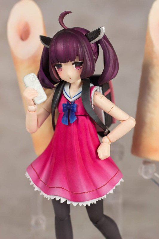 Tohoku Zunko Plastic Model Kit 1/12 Plafia Tohoku Kiritan Mini Figure Set 12 cm 6