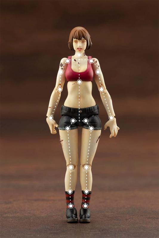 End of Heroes Plastic Model Kit 1/24 Zombinoid Wretched Girl 7 cm