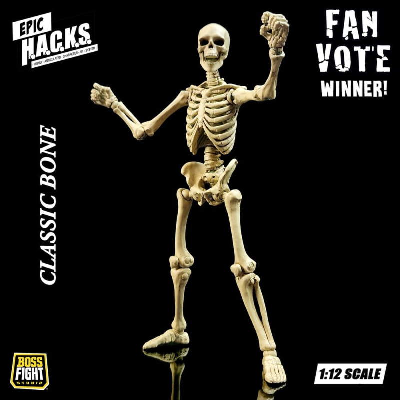 Epic &nbsp;H.A.C.K.S. Action Figure 1/12 Skeleton Blank Classic Bone 8