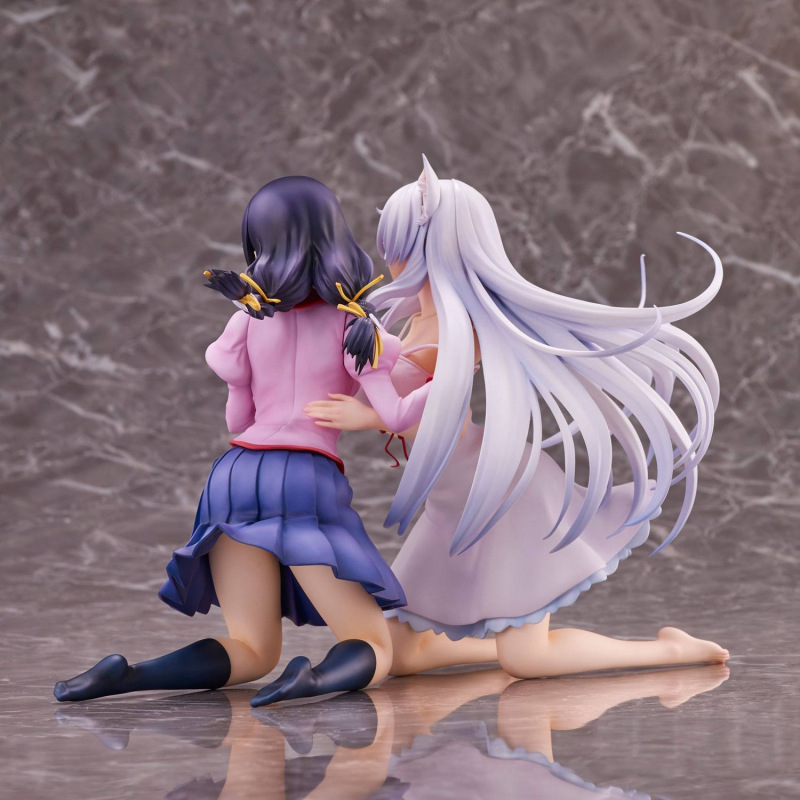 Nekomonogatari Monogatari Series PVC Statues Tsubasa Hanekawa Set (re-run) 19 cm 13