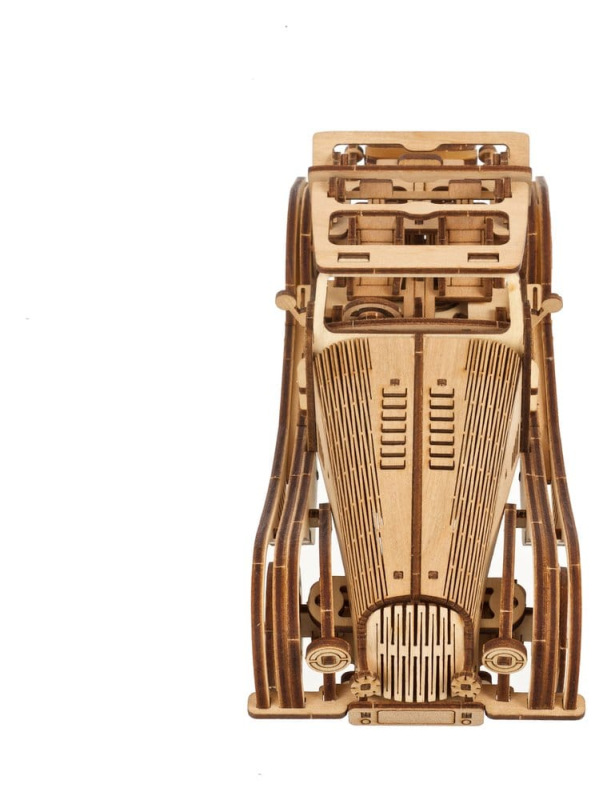 Ugears 3D Wooden Puzzle Sports Car Rapid Mouse 7