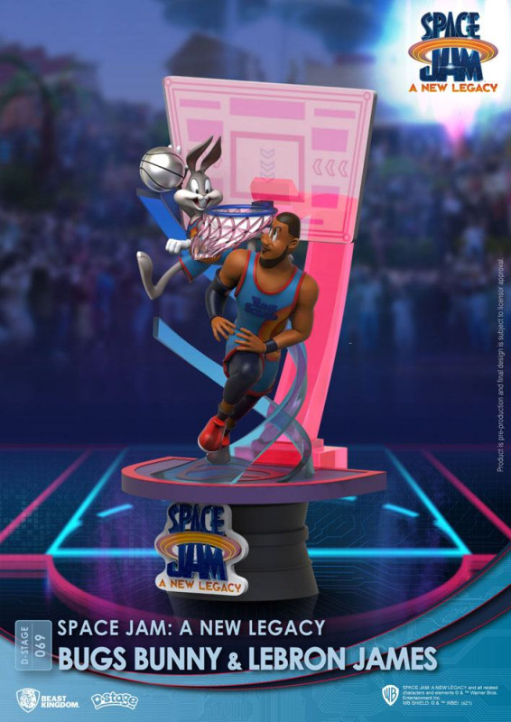 Space Jam: A New Legacy D-Stage PVC Diorama Bugs Bunny & Lebron James New Version 15 cm 1