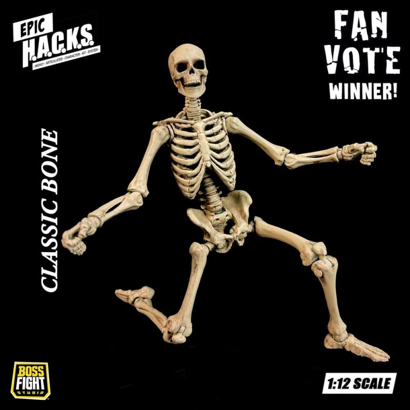 Epic &nbsp;H.A.C.K.S. Action Figure 1/12 Skeleton Blank Classic Bone 2