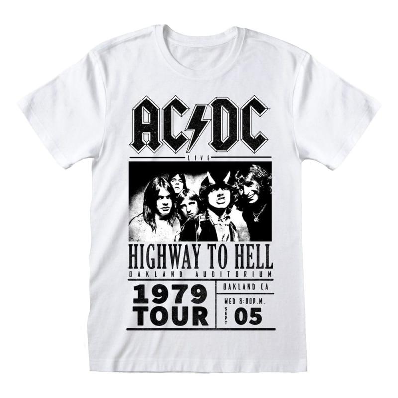 AC/DC T-Shirt Highway To Hell 1979 Tour White