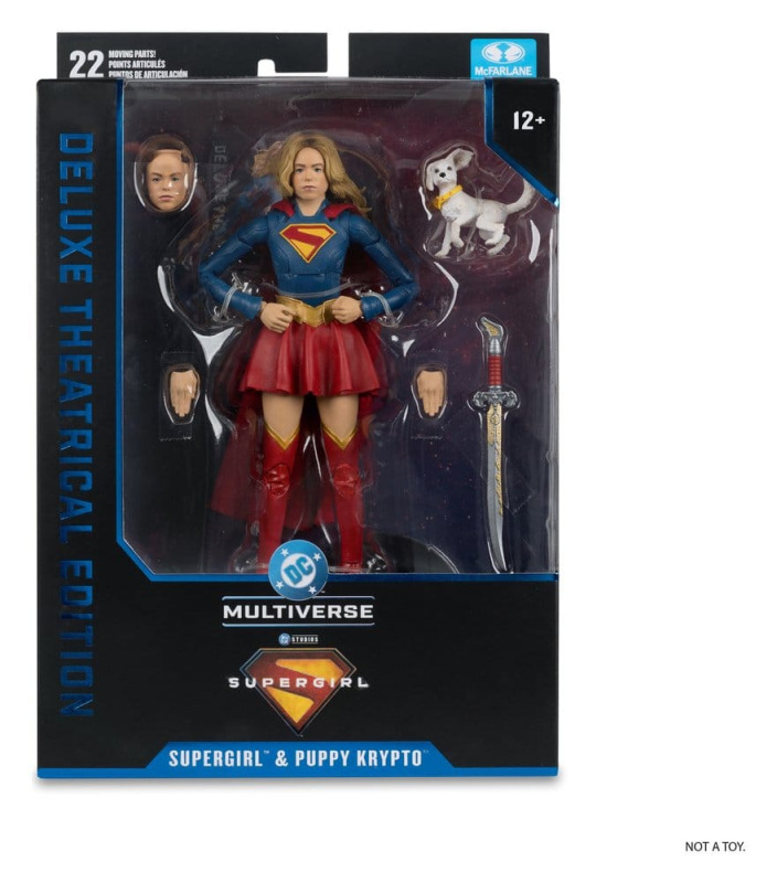 Supergirl (2026) DC Theatrical Deluxe Edition Action Figure Supergirl & Baby Krypto 17 cm 6