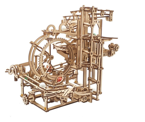 Ugears 3D Wooden Puzzle Marble Run Stepped Hoist 14