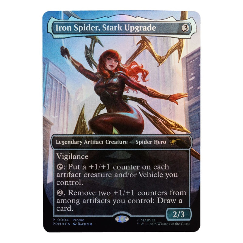 Marvel Legends Magic: The Gathering Action Figure Mary Jane Watson (Iron Spider) (plus Exclusive Foi 8