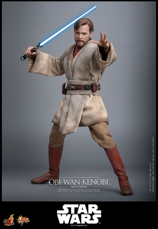 Star Wars: Episode III - Revenge of the Sith Movie Masterpiece Action Figure 1/6 Obi-Wan Kenobi (Mus 6