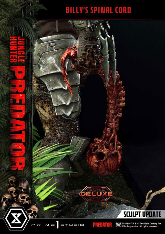 Predator Museum Masterline Statue 1/3 Jungle Hunter Predator Deluxe Bonus Version 90 cm 12