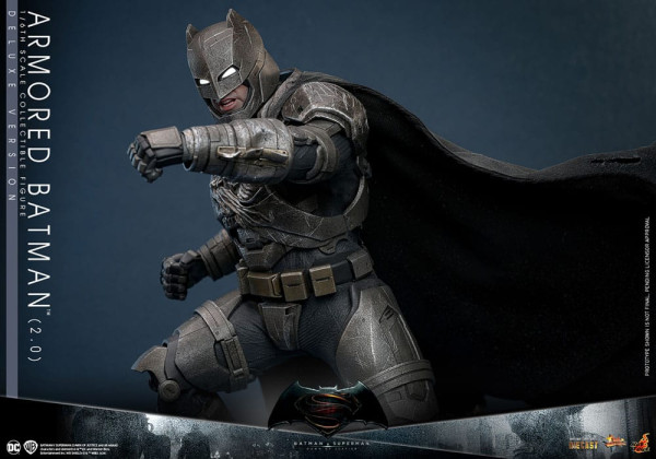 Batman v Superman: Dawn of Justice Movie Masterpiece Action Figure 1/6 Armored Batman 2.0 (Deluxe Ve 11