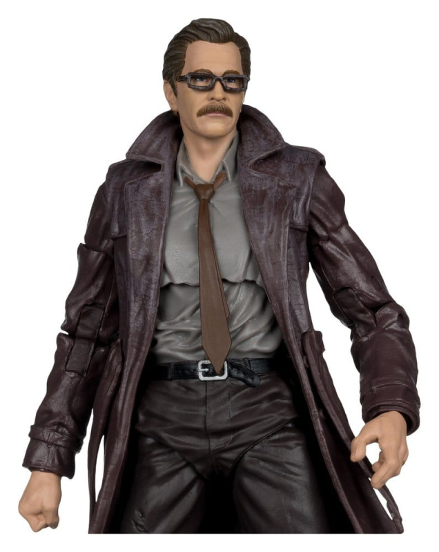 DC Multiverse Action Figure Commissioner James Gordon (The Dark Knight Trilogy) Deluxe Theatrical Ed 2