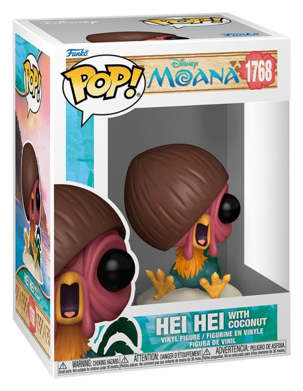 Moana POP! & Buddy Vinyl Figure Hei Hei w/Coconut 9 cm 1