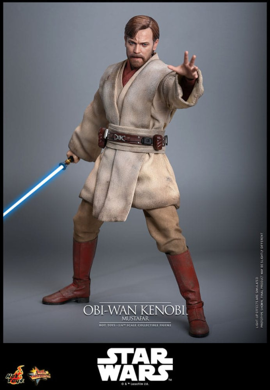 Star Wars: Episode III - Revenge of the Sith Movie Masterpiece Action Figure 1/6 Obi-Wan Kenobi (Mus 5