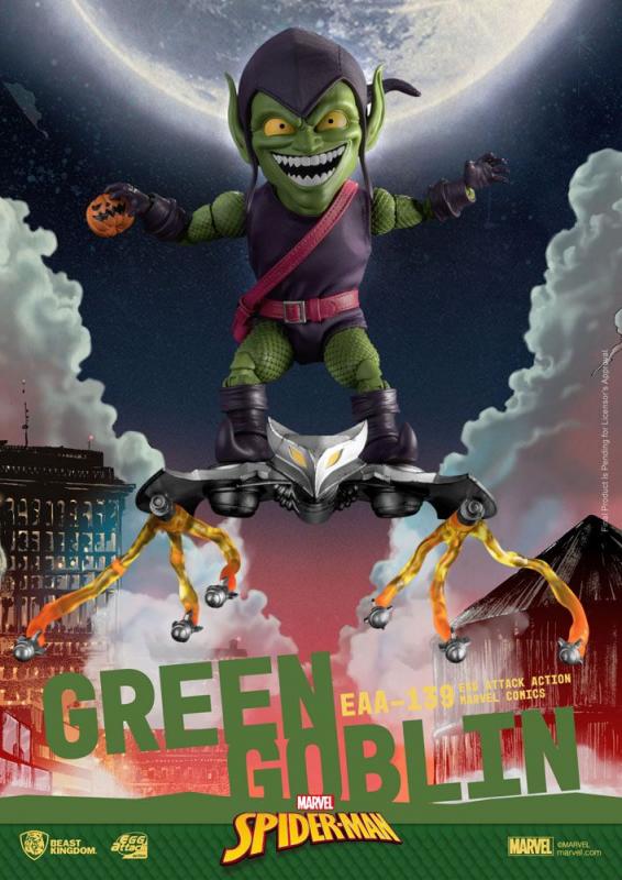 Marvel Comics: Green Goblin 17 cm Egg Attack Action Action Figure - Beast Kingdom Toys