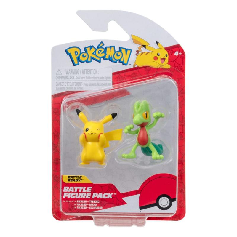 Pokémon First Partner Battle Figure Set Figure 2-Pack Treecko & Pikachu #8