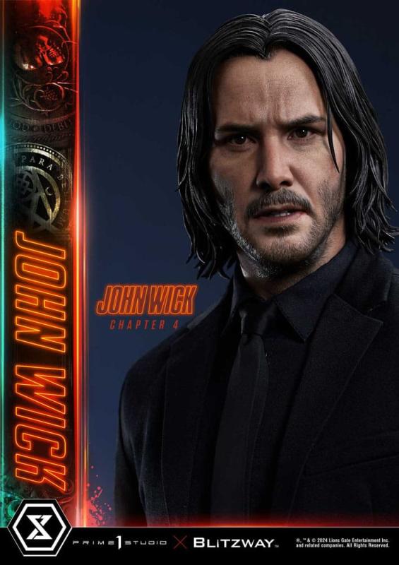 John Wick Chapter 4 Ultimate Premium Masterline Series Statue 1/4 John Wick Deluxe Bonus Version 54