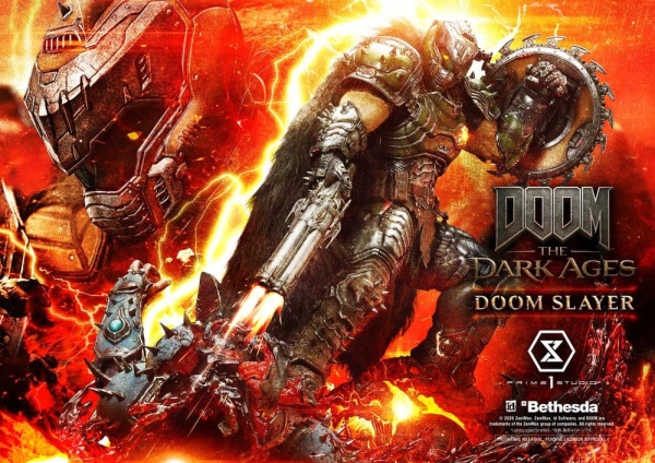 DOOM: The Dark Ages Ultimate Premium Masterline Series Statue 1/4 DOOM Slayer 77 cm 1