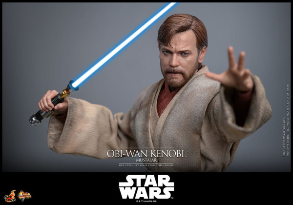 Star Wars: Episode III - Revenge of the Sith Movie Masterpiece Action Figure 1/6 Obi-Wan Kenobi (Mus 10