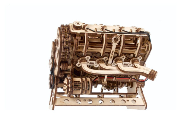 Ugears 3D Wooden Puzzle V8 Engine 10
