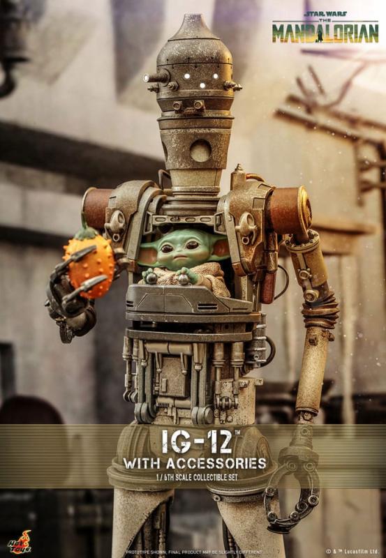 Star Wars The Mandalorian: IG-12 with accessories 1/6 Action Figure - Hot Toys
