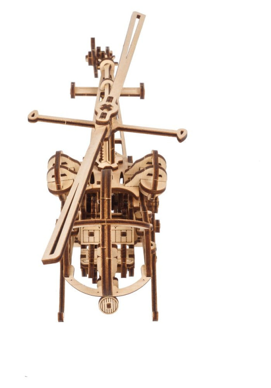 Ugears 3D Wooden Puzzle Mini Helicopter 6